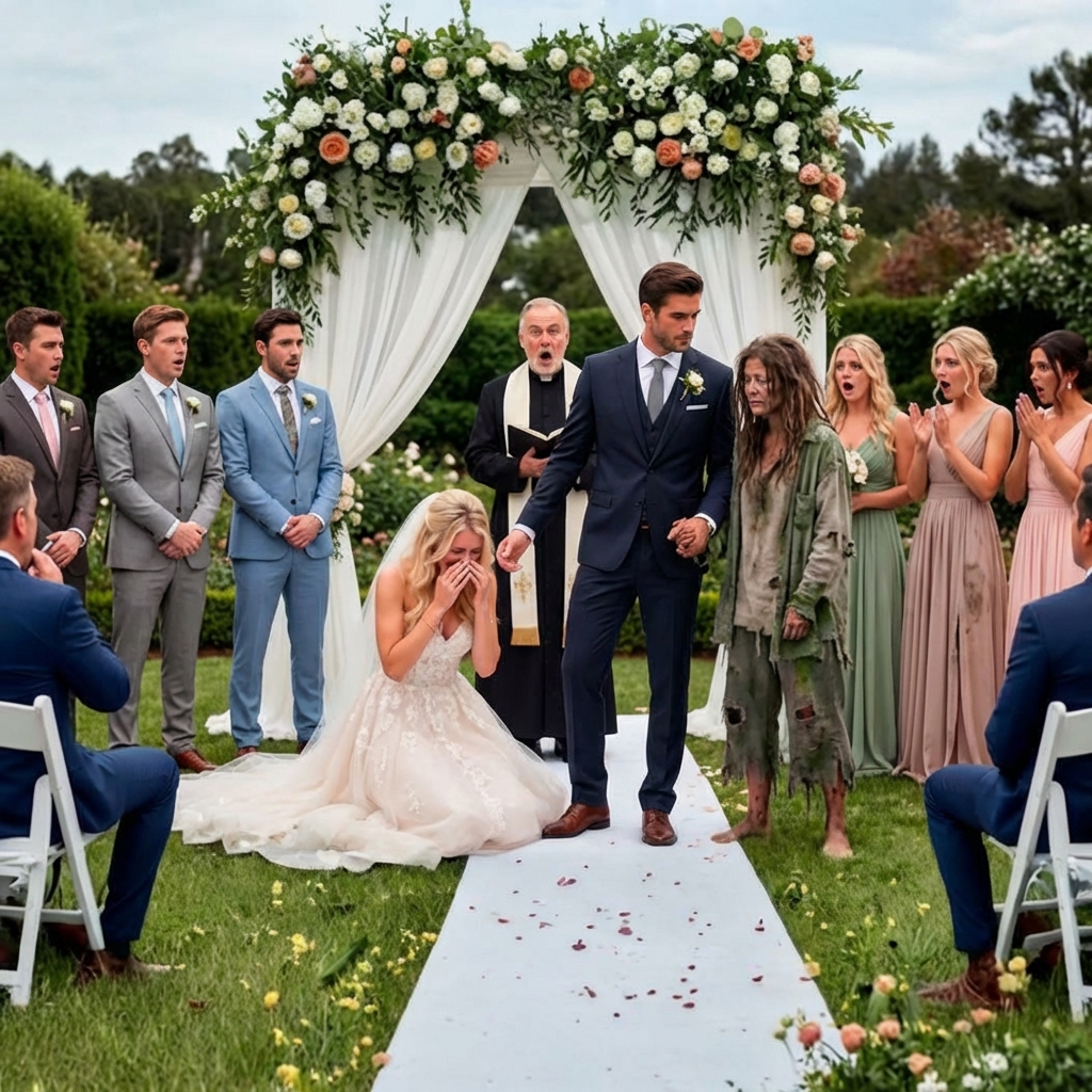 Ein Milliardär tauscht seine Model-Freundin am Altar gegen eine Obdachlose ein: “Sie ist diejenige, die ich heiraten werde”