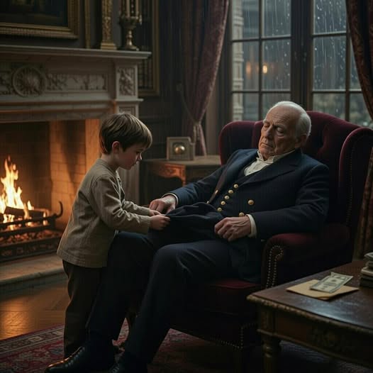 Der Millionär tat so, als würde er schlafen, um den Sohn seines Angestellten auf die Probe zu stellen … was der Junge dann tat, brach ihn innerlich