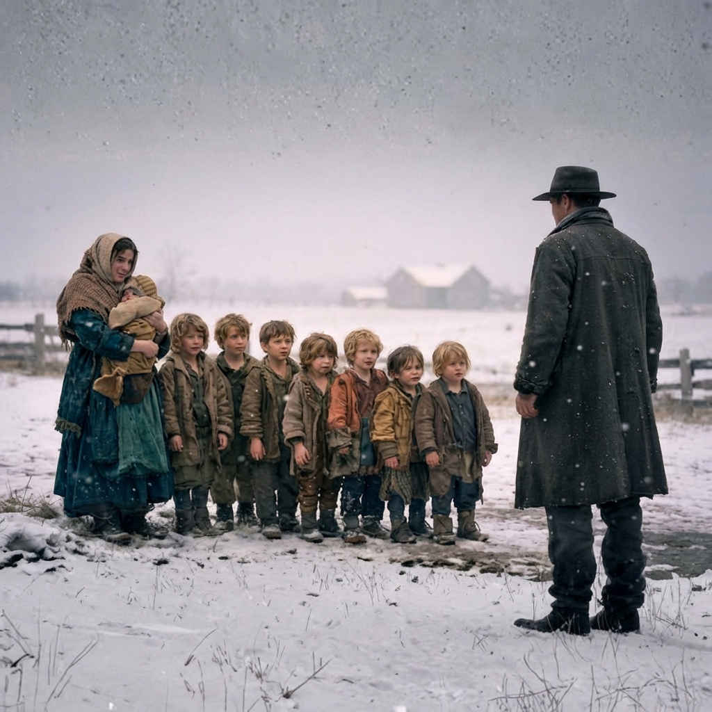 „ICH BIN WITWE UND DU BIST STERIL, HEIRATE MICH MORGEN… SAGTE DIE MUTTER VON 8 KINDERN