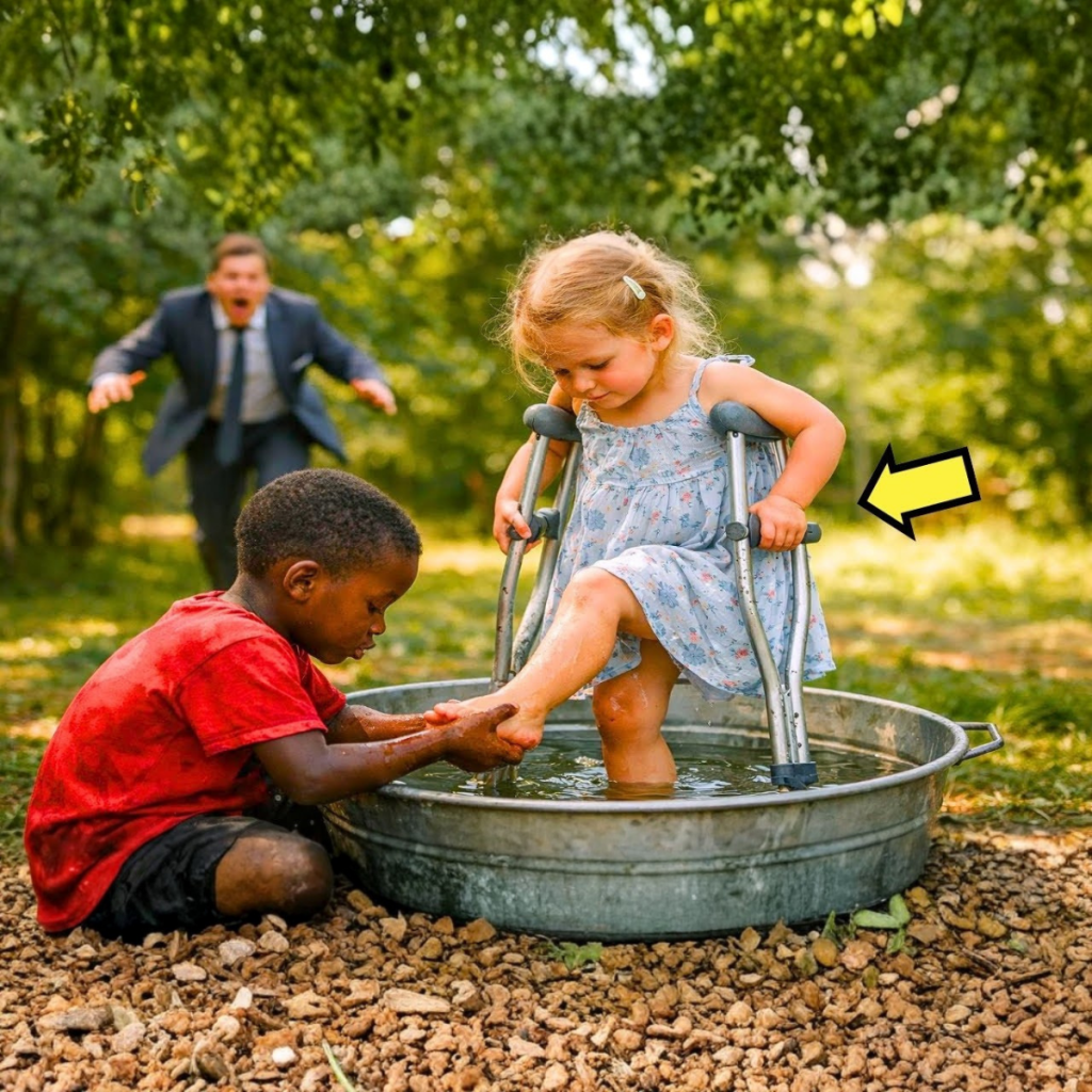 „Ich werde deiner Tochter die Füße waschen, dann kann sie wieder laufen …“ Und der reiche Mann lachte, aber erstarrte.