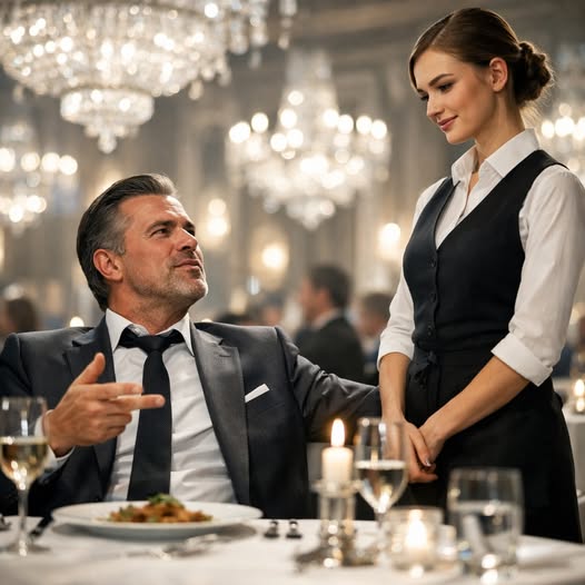 DER MILLIONÄR GAB DEN AUFTRAG AUF DEUTSCH, UM SICH ÜBER DIE KELLNERIN LUSTIG ZU MACHEN… ABER SIE SPRACH 7 SPRACHEN