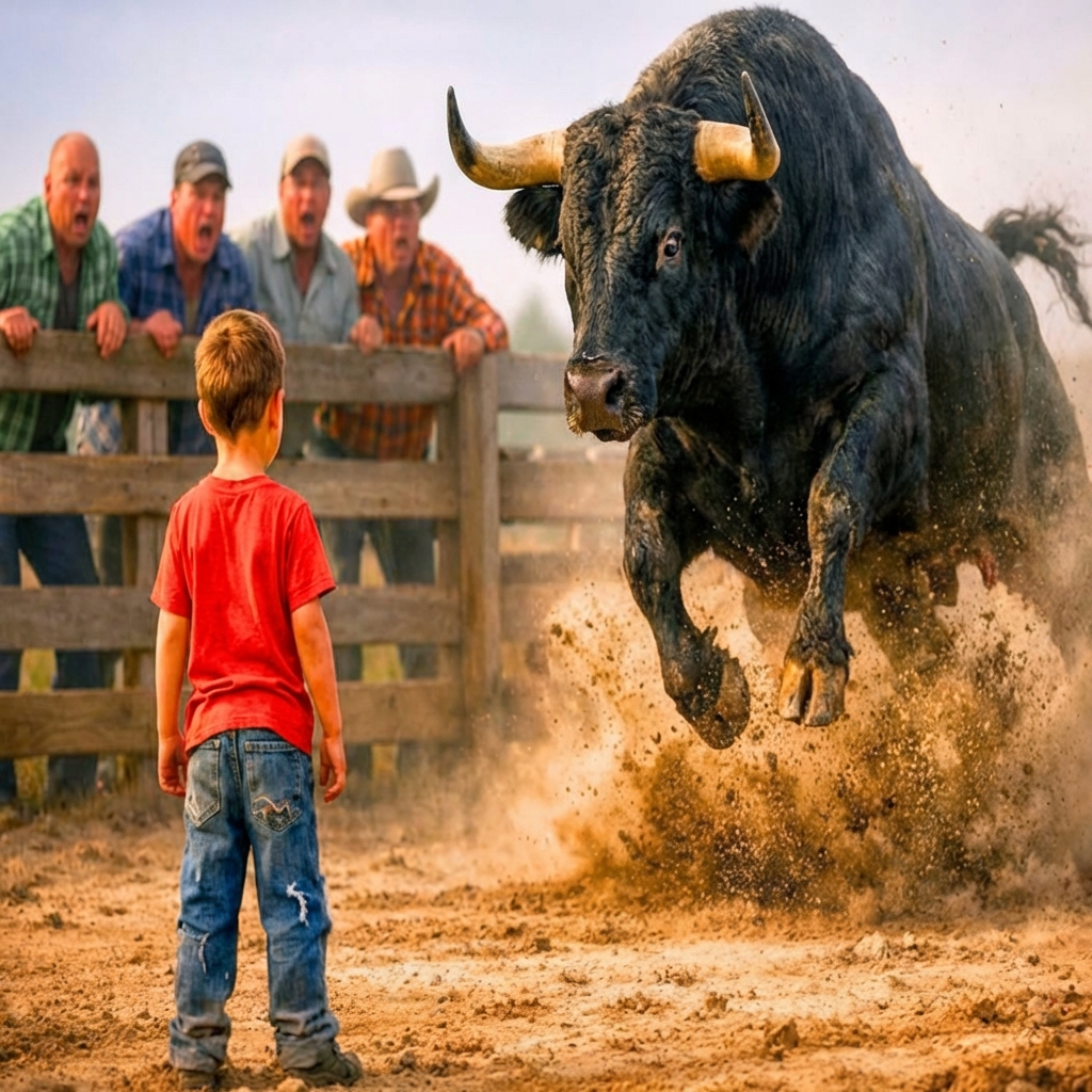 BLINDER JUNGE BETRITT DEN KORRAL DES TAPFEREN BULLEN, DER GEOPFERT WERDEN SOLLTE… UND WAS ER TUT…