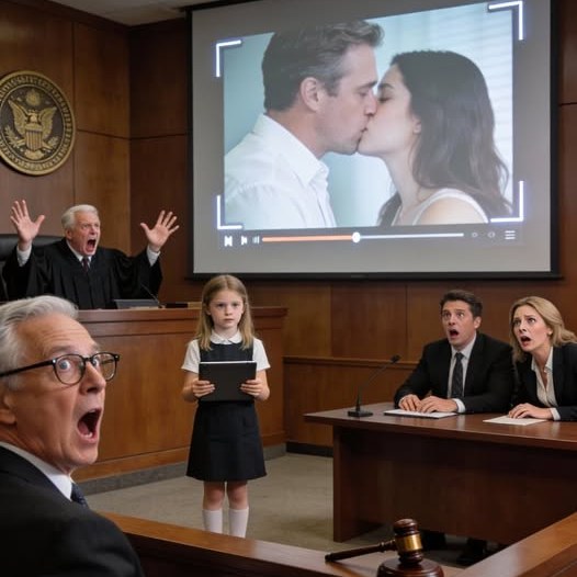 Mein Mann reichte plötzlich die Scheidung ein. Dann stand meine zehnjährige Tochter im Gerichtssaal auf und fragte den Richter: „Darf ich Ihnen etwas zeigen, von dem meine Mutter nichts weiß, Euer Ehren?“ Der Richter stimmte zu.