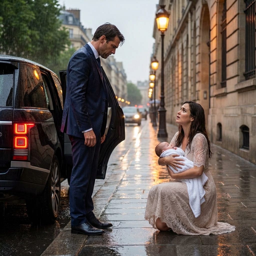 „Rette mein Baby!“ 😭 Er war der skrupelloseste Millionär Madrids, doch als er sie im Regen sah, traf er eine Entscheidung, die ihn sein Vermögen kostete und ihm seine Seele zurückgab. ❤️🌧️