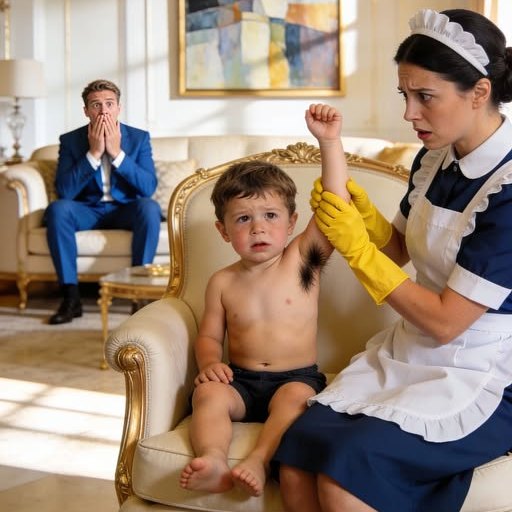 Jeden Morgen wurde der Sohn des Milliardärs schwächer, bis das Kindermädchen etwas unter seinem Arm entdeckte …