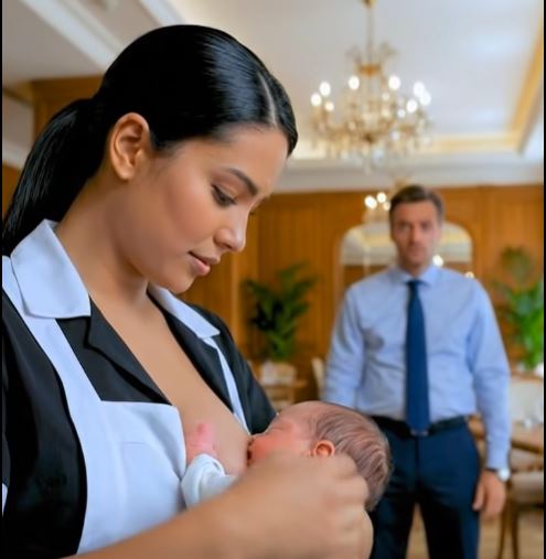 Das Baby des Millionärs hatte tagelang nichts gegessen … bis die Kellnerin ihm Muttermilch gab und ihn rettete.