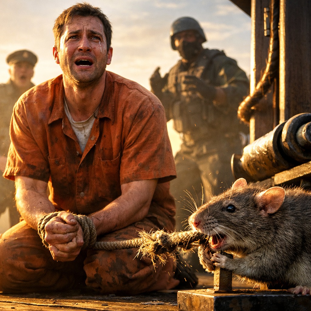 Er sollte im Morgengrauen für ein Verbrechen hingerichtet werden, das er nicht begangen hatte, doch eine Ratte rettete ihm das Leben! 😭 Einleitung: Die Ratte, der Ring und der Verrat.