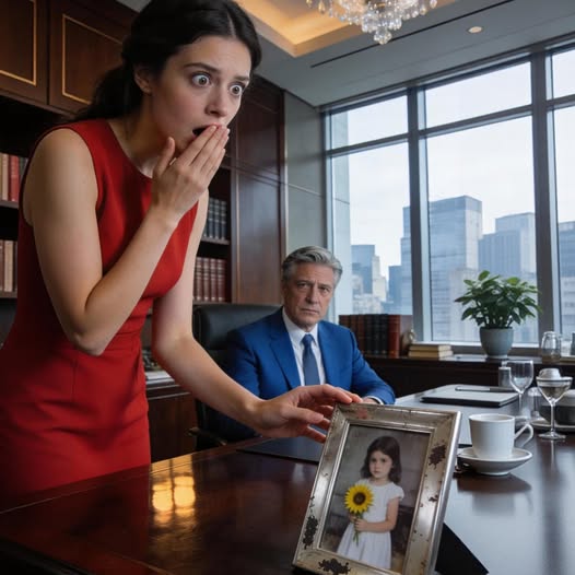 Sie sah ihr Kinderfoto auf dem Schreibtisch ihres milliardenschweren Chefs … dann flüsterte er ihr die Wahrheit zu, die ALLES veränderte! Das Geheimnis der Sekretärin