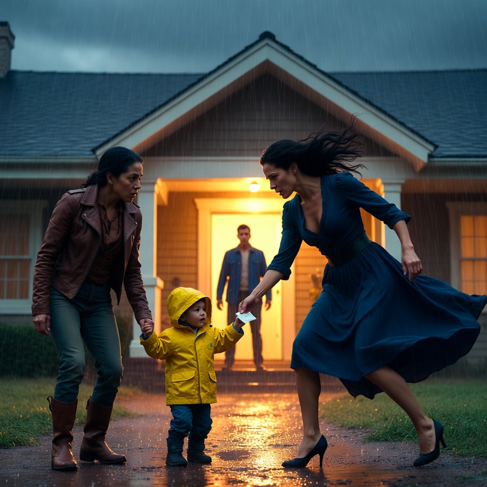 Er warf seine Frau und seinen Sohn im strömenden Regen hinaus. Doch gerade als sie mit nichts als Tränen und ihrem Kleinkind davonging, rannte seine Geliebte ihr nach, drückte ihr 375 Dollar in die Hand und flüsterte: „Komm in drei Tagen wieder … ich habe eine Überraschung.“ Was dann geschah, schockierte alle.