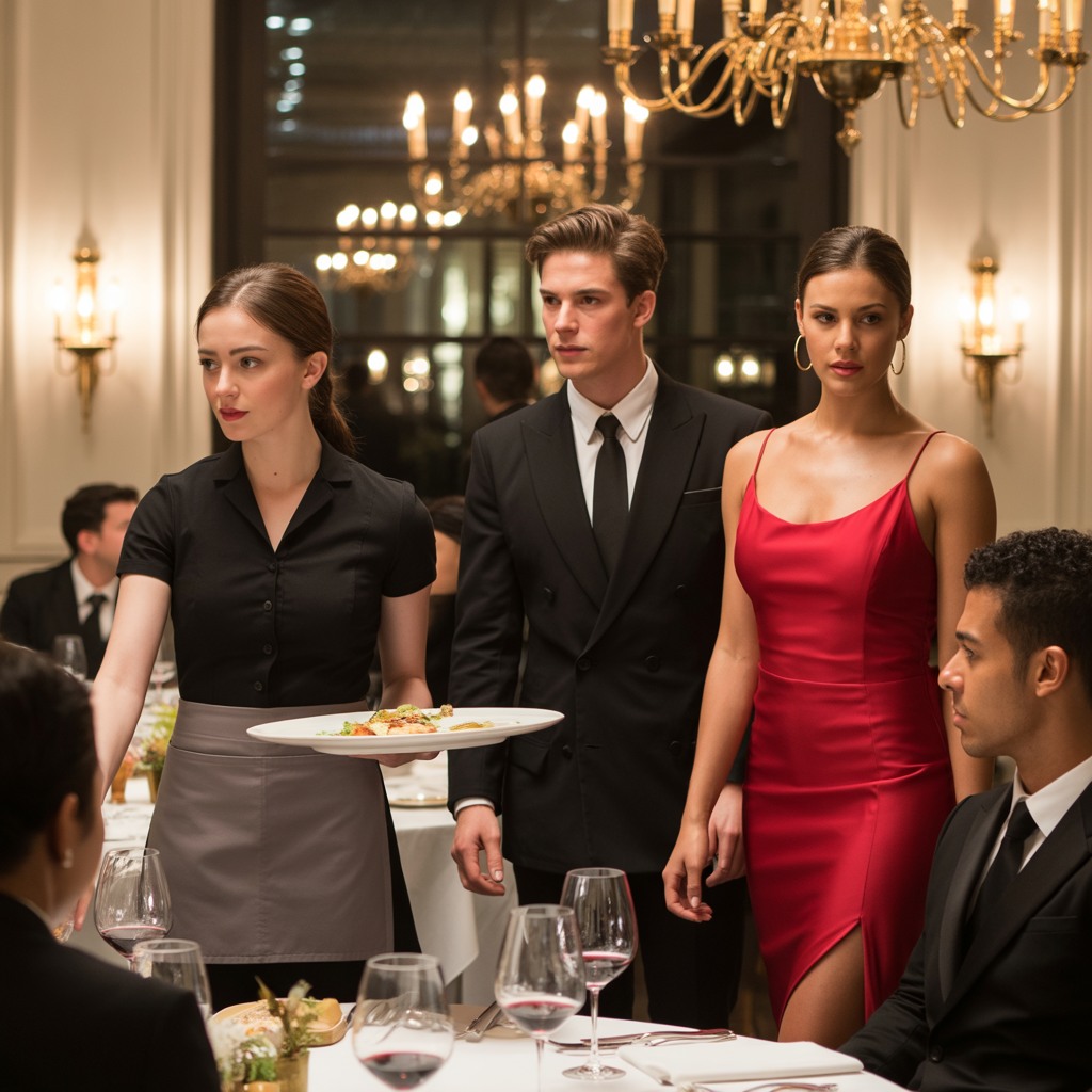 Millionär betritt Restaurant… und erstarrt vor Schreck, als er seine schwangere Ex-Frau als Kellnerin sieht.