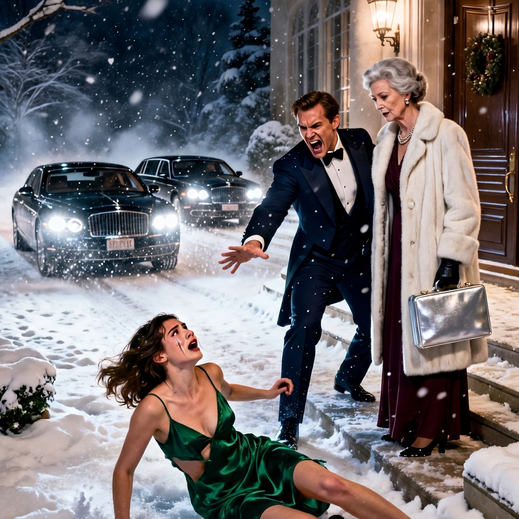 Nachdem mein Mann mir die Kleider vom Leib gerissen und mich mitten im tiefsten Winter auf die Straße geworfen hatte, beugte sich seine Mutter mit einem grausamen Lächeln zu mir und höhnte: „Mal sehen, ob dich irgendein Bettler aufliest.“