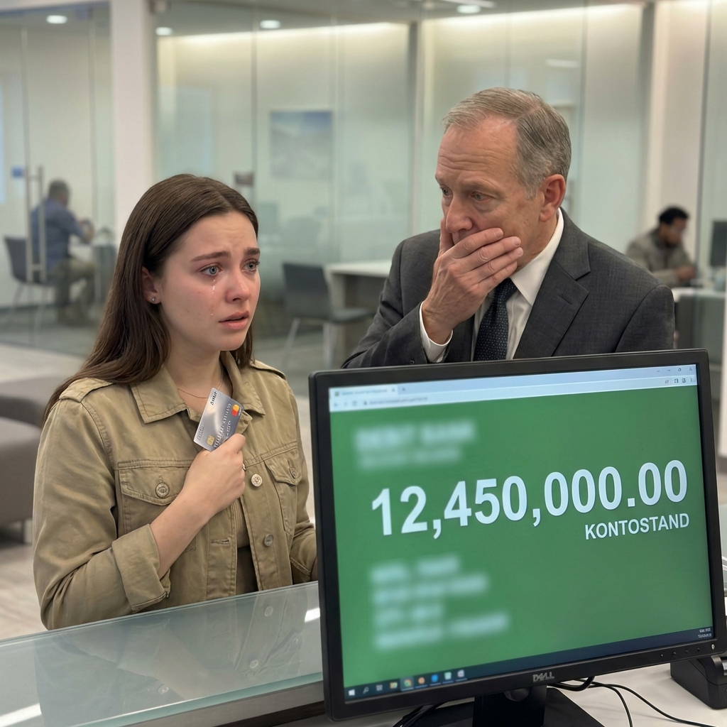 Mein Mann hat mich mit nur 43 Dollar in der Tasche vor die Tür gesetzt. Beim Durchwühlen meiner alten Sachen stieß ich auf eine verstaubte Bankkarte, die meinem verstorbenen Vater gehört hatte. Ich ging zur Bank, in der Hoffnung – fast schon beschämt –, ein paar vergessene Dollar zu finden. Doch stattdessen wurde der Kassierer blass, als er auf den Bildschirm sah … und mein Leben veränderte sich für immer.