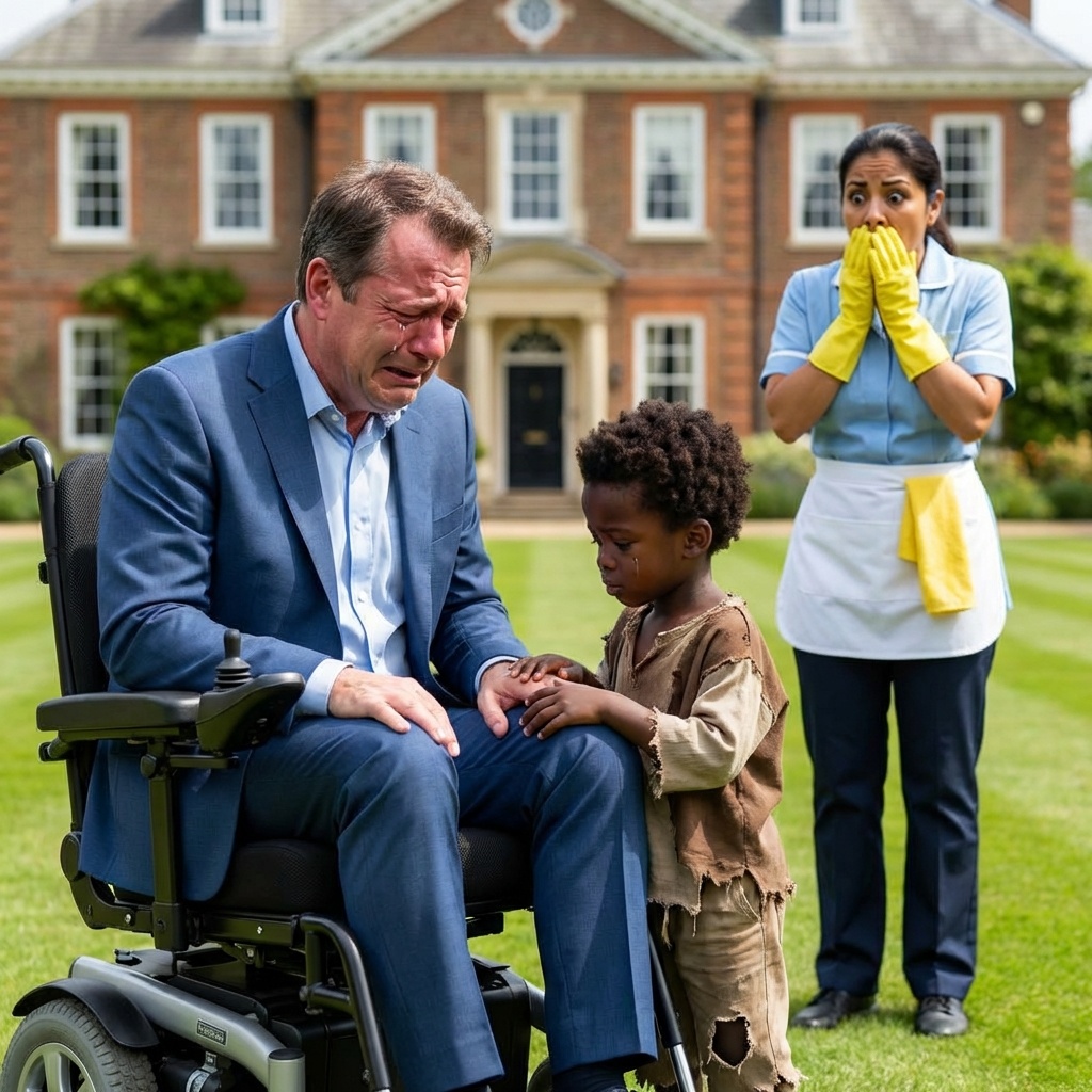 Die Ärzte sagten, es sei unheilbar, doch der Sohn des Dienstmädchens legte seine Hand auf sein Bein, und das Unmögliche geschah. Eine Geschichte, die einen an Wunder glauben lässt. 😭🙏✨