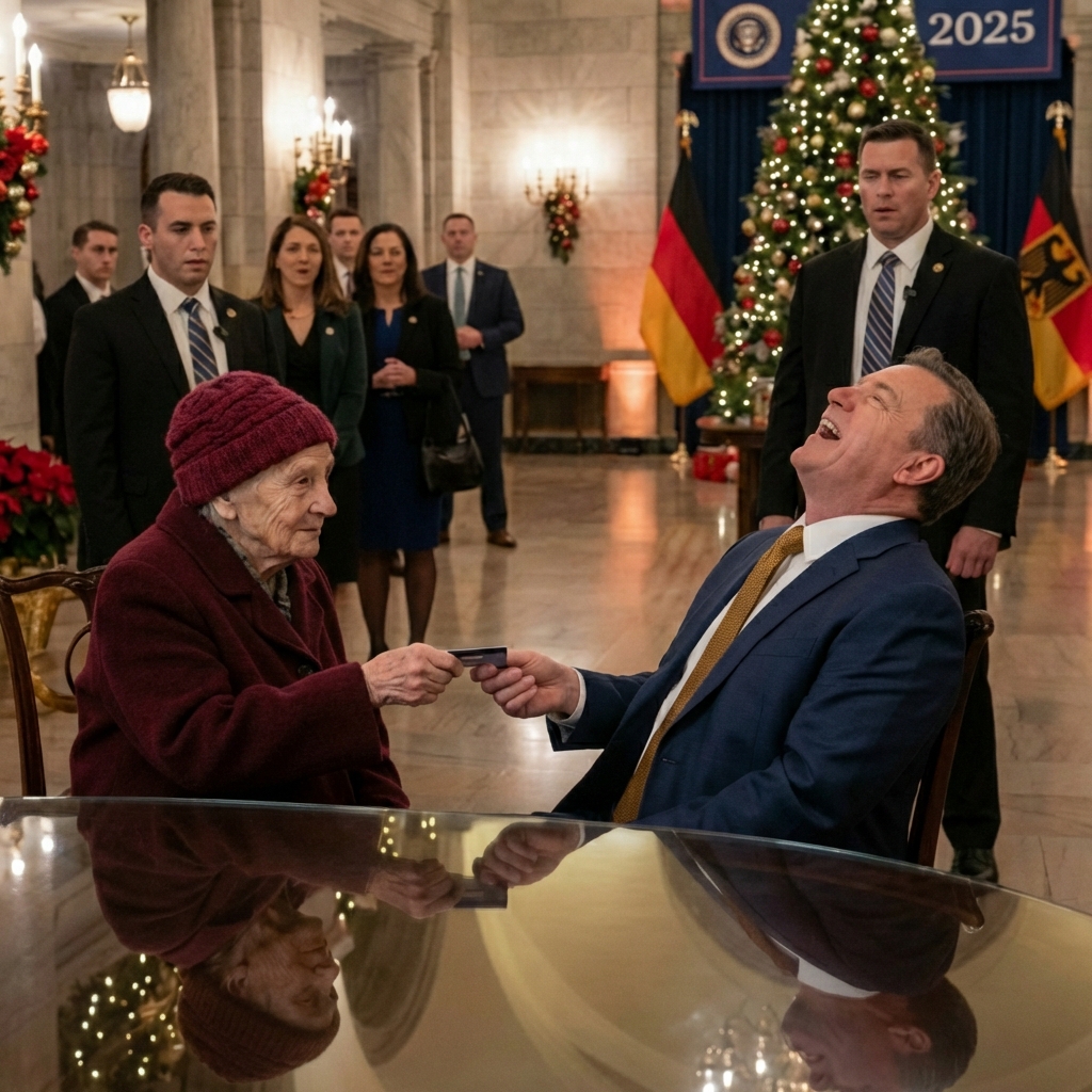 „Ich möchte nur mein Guthaben überprüfen“, sagte die 90-jährige Frau – der Millionär lachte … bis er das sah