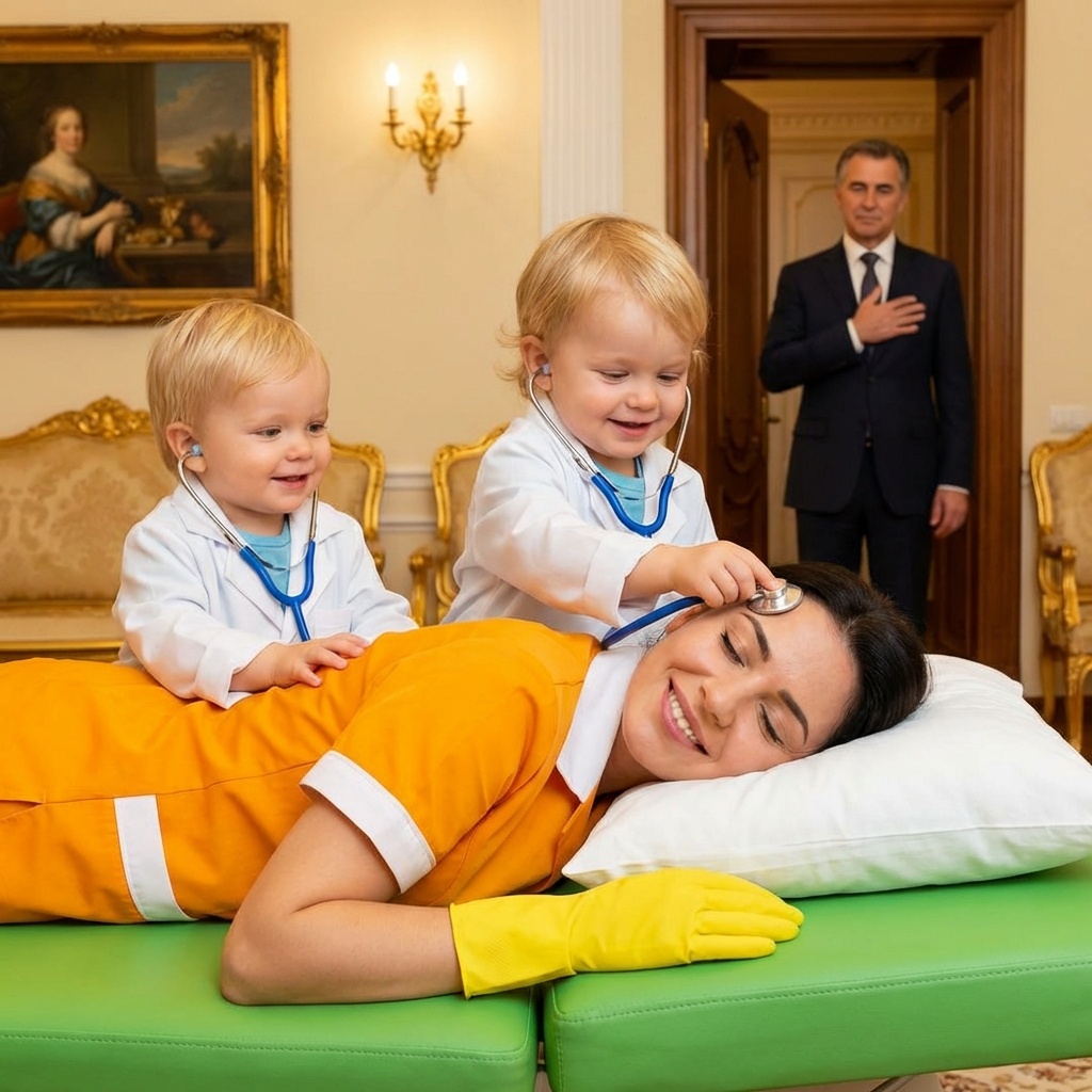 Die Ärzte sagten, seine Zwillingstöchter würden nie wieder sprechen. Er gab Millionen umsonst aus, bis er eines Tages früher nach Hause kam und entdeckte, was die Putzfrau ihnen heimlich antat …