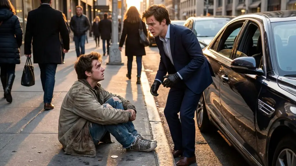 Der Millionärserbe blieb stehen, als er einen obdachlosen Jungen sah, der ihm zum Verwechseln ähnlich sah, und entdeckte das Geheimnis, das seine Familie 17 Jahre lang gehütet hatte.