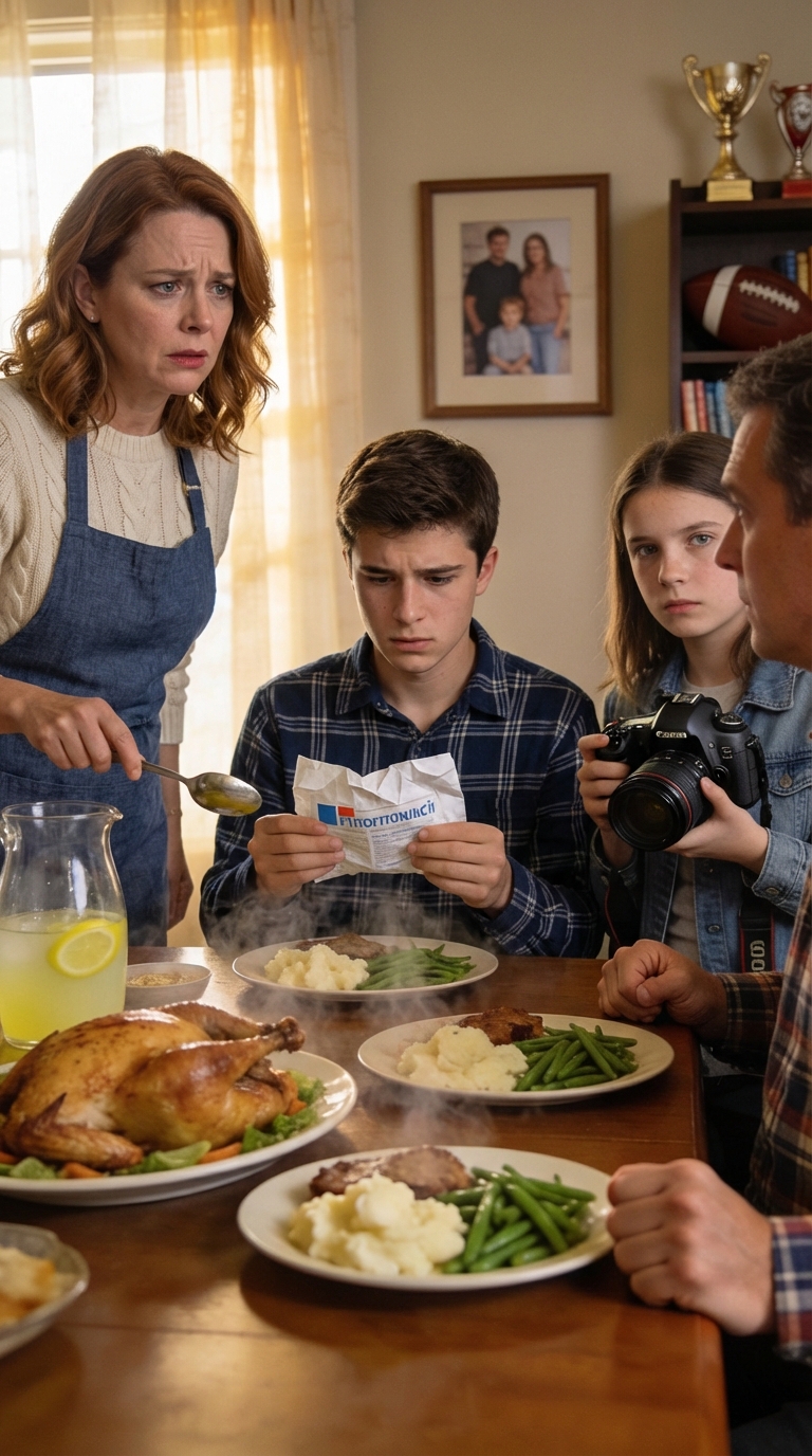 Vid söndagslunchen frågade jag nonchalant om de hade hämtat mitt recept eftersom läkaren sa att det var brådskande. Min pappa ryckte på axlarna och sa att de använde pengarna till Chloes nya kamera eftersom det var “för hennes framtid”. Jag tittade ner på min tallrik och sa, okej – då läste du förmodligen inte apotekarens varningsmeddelande, för det stod tydligt att om jag missade även två doser kunde jag skickas direkt tillbaka till akuten. – Royals