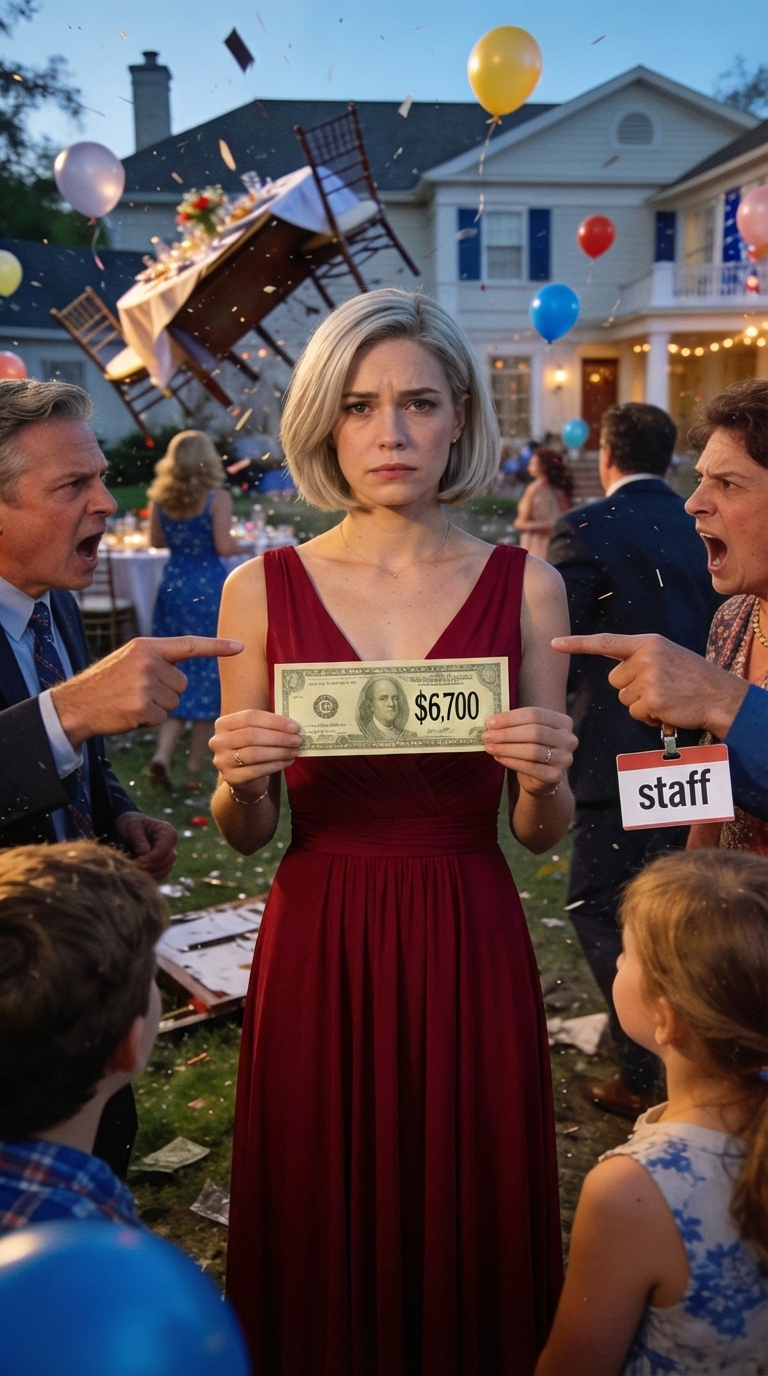 I paid for the flights and the venue because they promised it would be a fresh start for our family. The second I asked where I was sitting, my cousin said I would be in the kitchen, not at the table. He tossed me a bill and told me to hurry, so I quietly changed their return flights to next week and booked myself a hotel across town. By midnight there were dozens of missed calls, ruined food, and then the lights cut out and a recorded message played through the speakers.