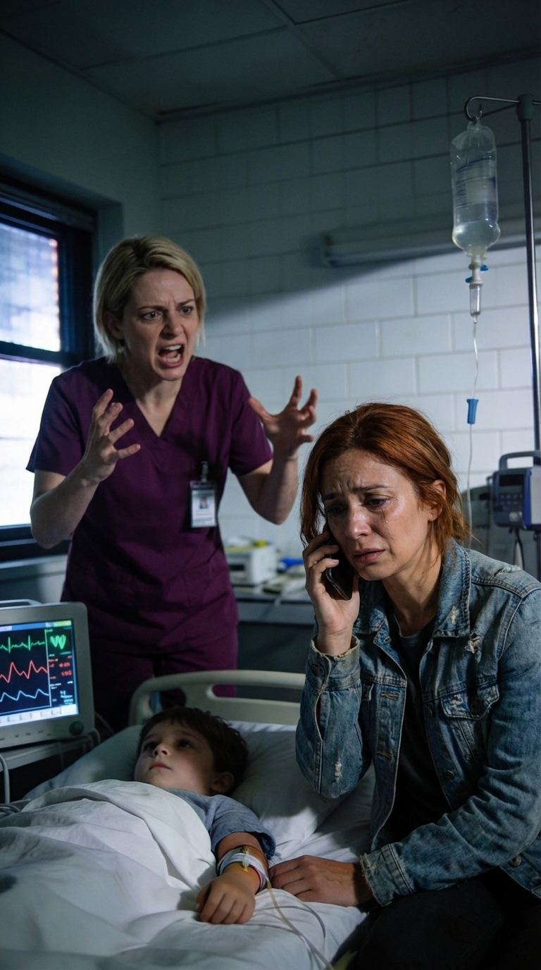 Mitt tioåriga barn ramlade i golvet i skolan, och jag sprang ensam in på sjukhuset, skakande från topp till tå. Jag stod kvar bredvid sängen, lyssnade på maskinerna och försökte att inte gråta. Sedan kom en sjuksköterska fram i panik och insisterade på att jag skulle ringa min man snarast, och när han kom och läkaren avslöjade sanningen stirrade vi bara på varandra i misstro.