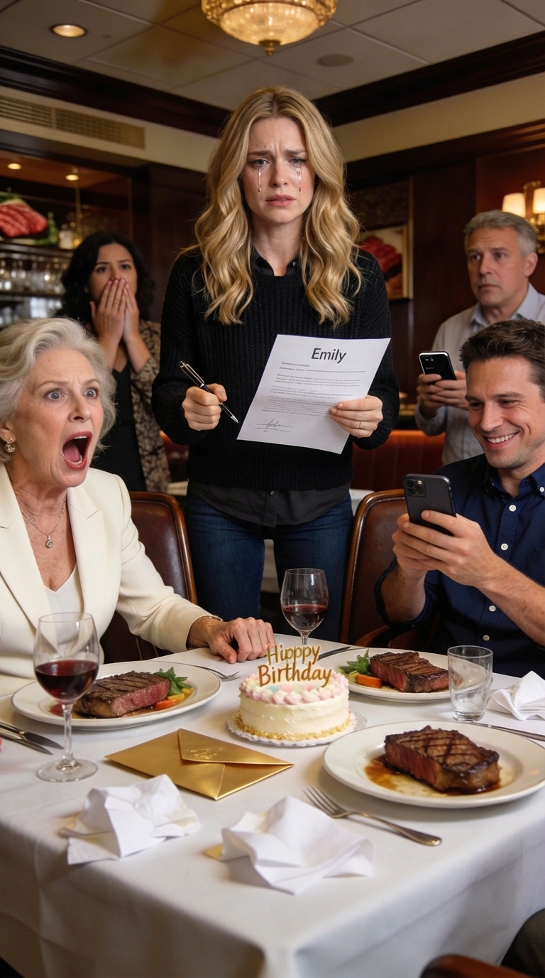 I anledning av min 31-årsdag gav min svärmor mig skilsmässopapper. ”Från oss alla”, tillkännagav hon på restaurangen.