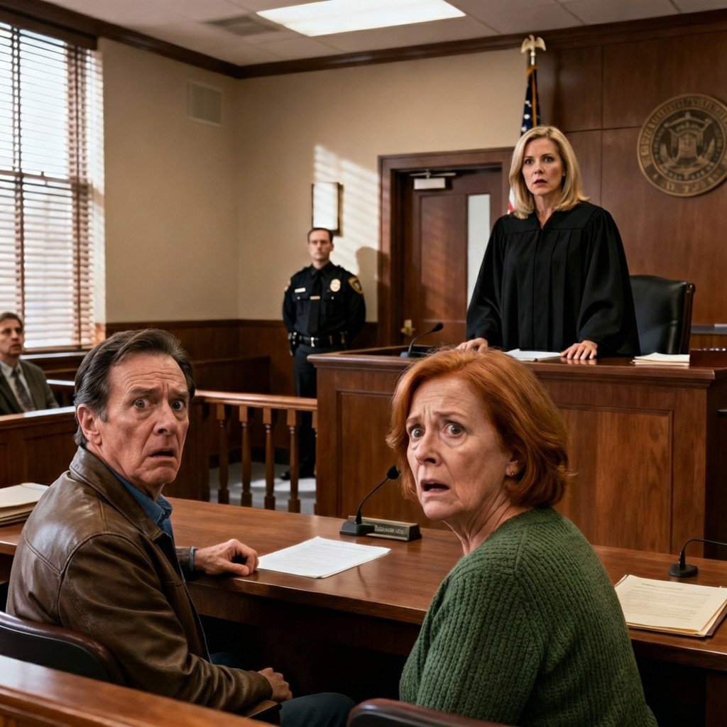 Vid fem års ålder lämnade mina föräldrar mig vid bagageutlämningen på flygplatsen och kom aldrig tillbaka. En främling uppfostrade mig – och när han dog lämnade han mig 5,5 miljoner dollar. Mina föräldrar dök upp för att stämma… flinande tills kronofogden sa: ”RES ER FÖR DOMARE RENEE CALDWELL”