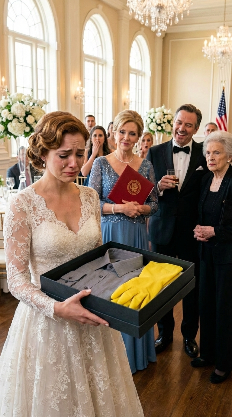 DE GAV MIN DOTTER EN PIGUNIFORM PÅ HENNES BRÖLLOP – SÅ JAG GAV HENNE EN RÖD MAPP OCH RUMMET BLEV HELT TYST. – Nyheter