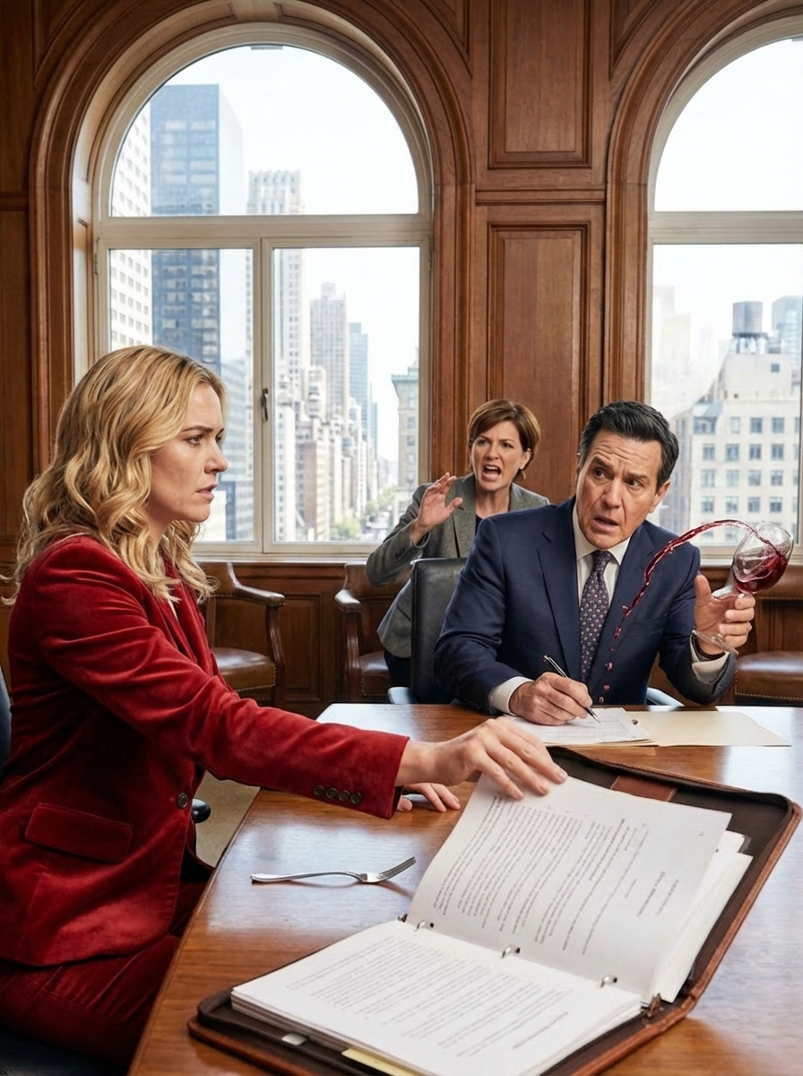 MIN PAPPA GAV MIG 5 MINUTER PÅ ATT SKRIV UNDER MITT HOTEL EMPIRE VÄRT 580 MILJONER DOLLAR – ELLER SKULLE HAN RINGA ETT SAMTAL OCH LÖSA MIG OFRIVITLJUTET INLAGAS FÖR ETT “MENTALT SAMBAND”. HAN BLINKADE INTE EN GÅNG NÄR HAN SA DET – HAN BARA SATT DÄR OCH SMITT PÅ SITT VIN SOM OM HAN HADE EN PILOTMOT MIG. JAG LÅT HONOM SLUTA PRESENTA, STÄLLDE NER MIN GAFFEL MED ETT HÖGT KLINGER, STÄCKTE MIG UNDER MIN STOL OCH SMÄLLEDE EN TUNG PÄRM PÅ BORDET. “DU HAR FEL, PAPPA”, SA JAG LUGNAT. “JAG KOM INTE HIT FÖR ATT FÖRHANDLA OM EN KAPITLÖSNING… JAG KOM FÖR ATT DELTA EN VRYNING.” SEN BLÄTTADE JAG TILL FÖRSTA SIDA – OCH HANS SJÄLVBETUNNA LEENDE FÖRSVANN TILL SLUTEN…