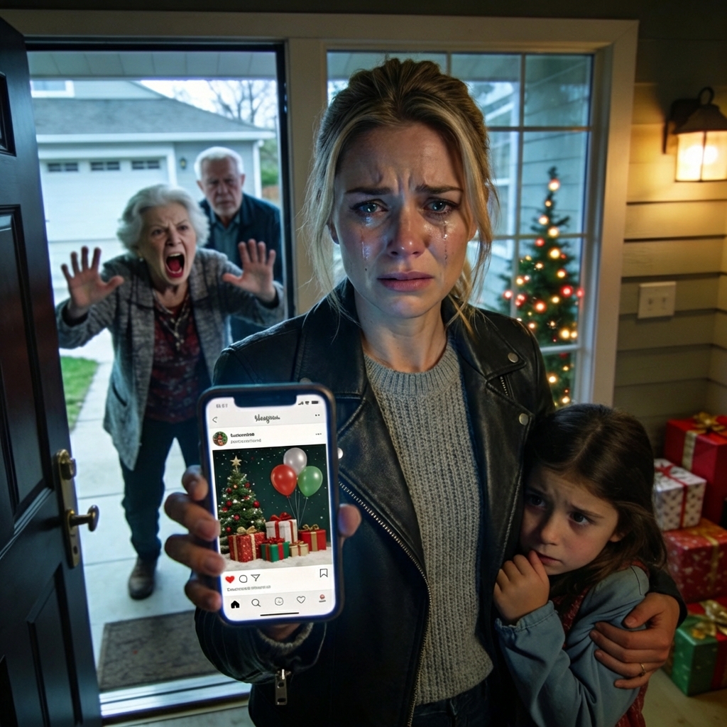 Pappa sms:ade: ”Vi hoppar över ditt barns födelsedag, det är pressat.” Jag sa: ”Inga problem.” Två veckor senare, vid jul, såg jag deras inlägg: fina presenter, ballonger, allt till min brors barn. Min flicka viskade: ”Har de glömt mig igen?” Jag gjorde bara tyst det. Vid 8:30-tiden bankade mamma på min dörr och skrek oavbrutet.