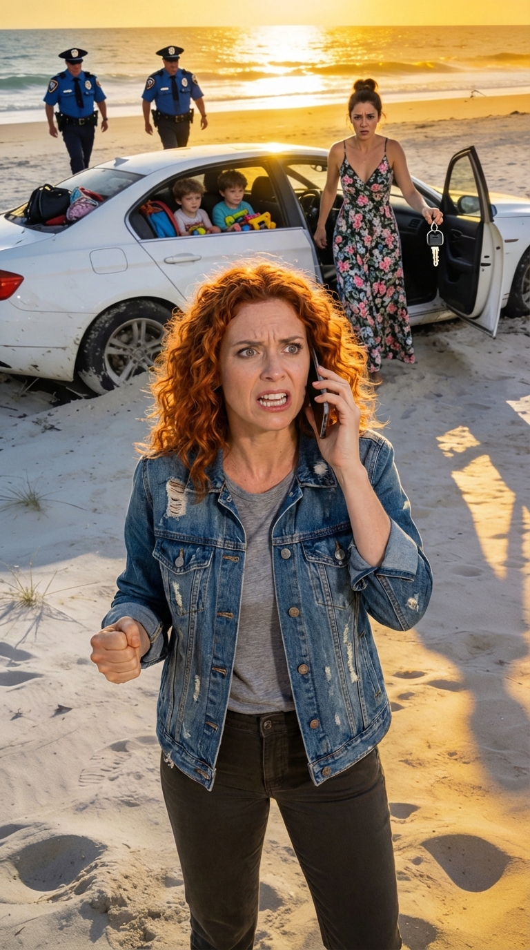 Jag trodde att det skulle lösa det genom att säga “nej” – tills min syster använde min stulna reservnyckel och körde min bil till stranden som om det vore hennes belöning. Hon sa åt mig att inte ringa henne igen och påstod att den tillhörde henne nu. Jag förblev lugn, ringde polisen, och några timmar senare dök mina föräldrar upp vid min dörr som om de skulle förklara krig. – Kungligheter