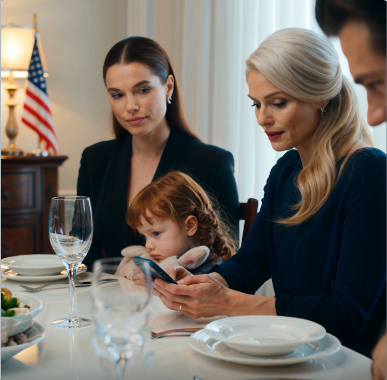 At a family dinner, my sister-in-law slapped my 4-year-old daughter so hard she fell off her chair onto the floor crying, mother-in-law smirked and said: “that’s what brats deserve!” everyone just sat there eating like nothing happened, father-in-law added: “some children need real discipline!” my husband didn’t even look up from his plate to check on his own daughter, when my daughter started crying louder my sister-in-law kicked her side hard: “shut up right now!” my niece spat on her face: “stop being so dramatic!” brother-in-law laughed: “she had that coming!” my daughter was sobbing on the floor holding her face while they all laughed at her pain, i said nothing and didn’t react to any of it, i just calmly pulled out my phone and dialed one number, ten minutes later… my sister-in-law’s face went pale and what happened next left the entire family in terror…