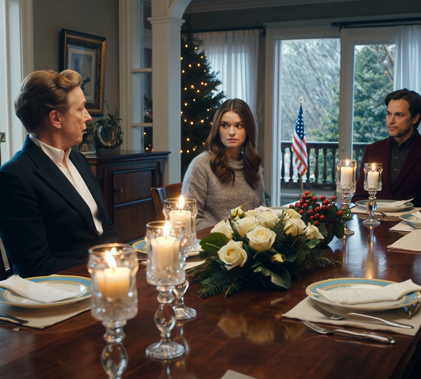 På julmiddagen frågade min miljardärmormor: ”Bor du fortfarande i huset jag köpte åt dig?” Jag frös till och sa: ”Mormor… jag bor inte i något hus.” Hon tittade på mina föräldrar – och rummet förändrades. – Nyheter