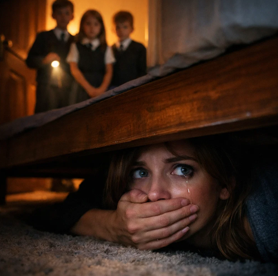 Min granne sa hela tiden att hon såg min dotter hemma under skoltid – så jag låtsades gå till jobbet och gömde mig under hennes säng. Det jag hörde sedan fick mig att börja gråta.