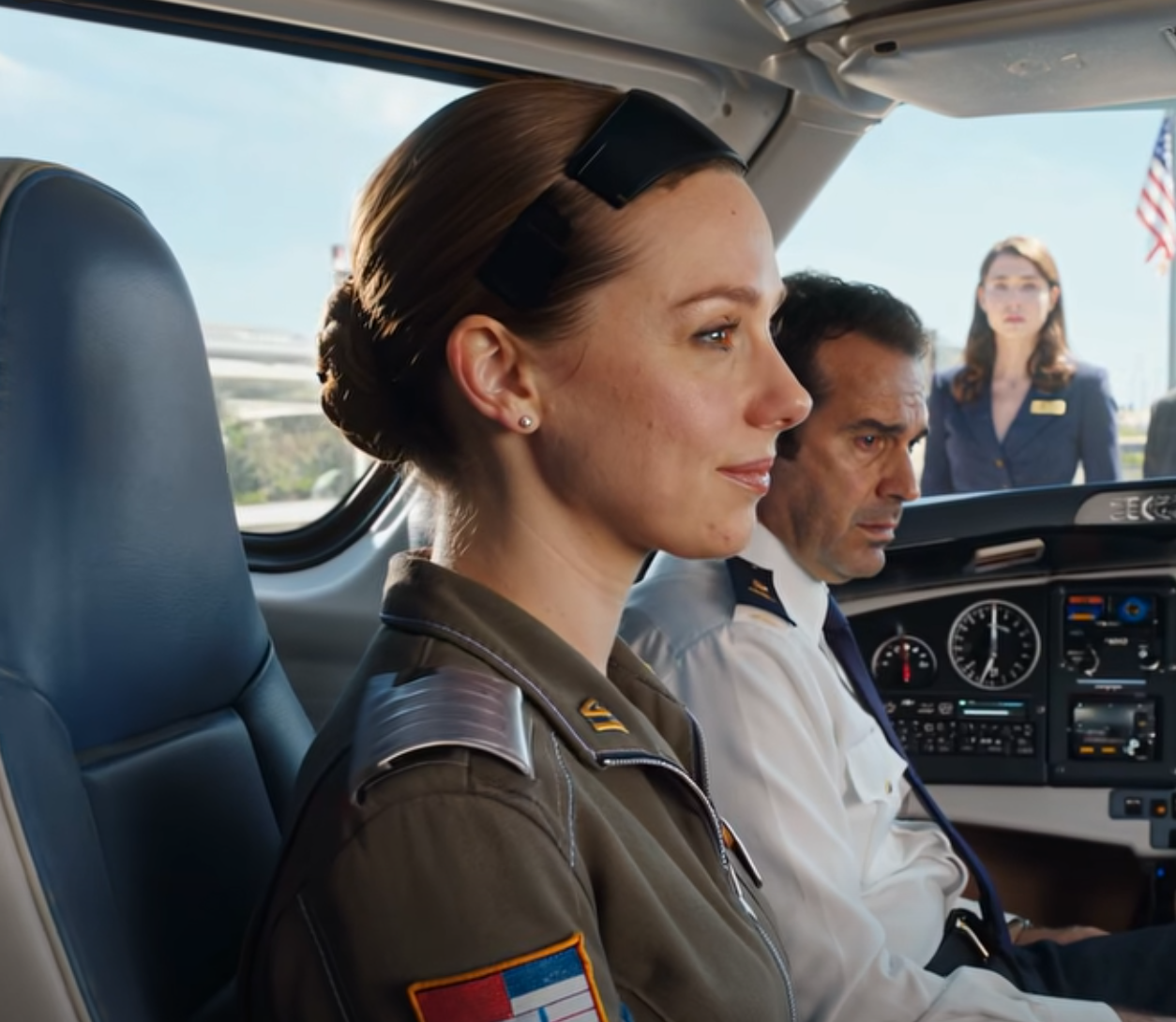 ”Slappna av, Lisa”, skämtade pappa. Sedan kunde inte kaptenen fortsätta mitt i flygningen – och jag var tvungen att rycka in. – Nyheter