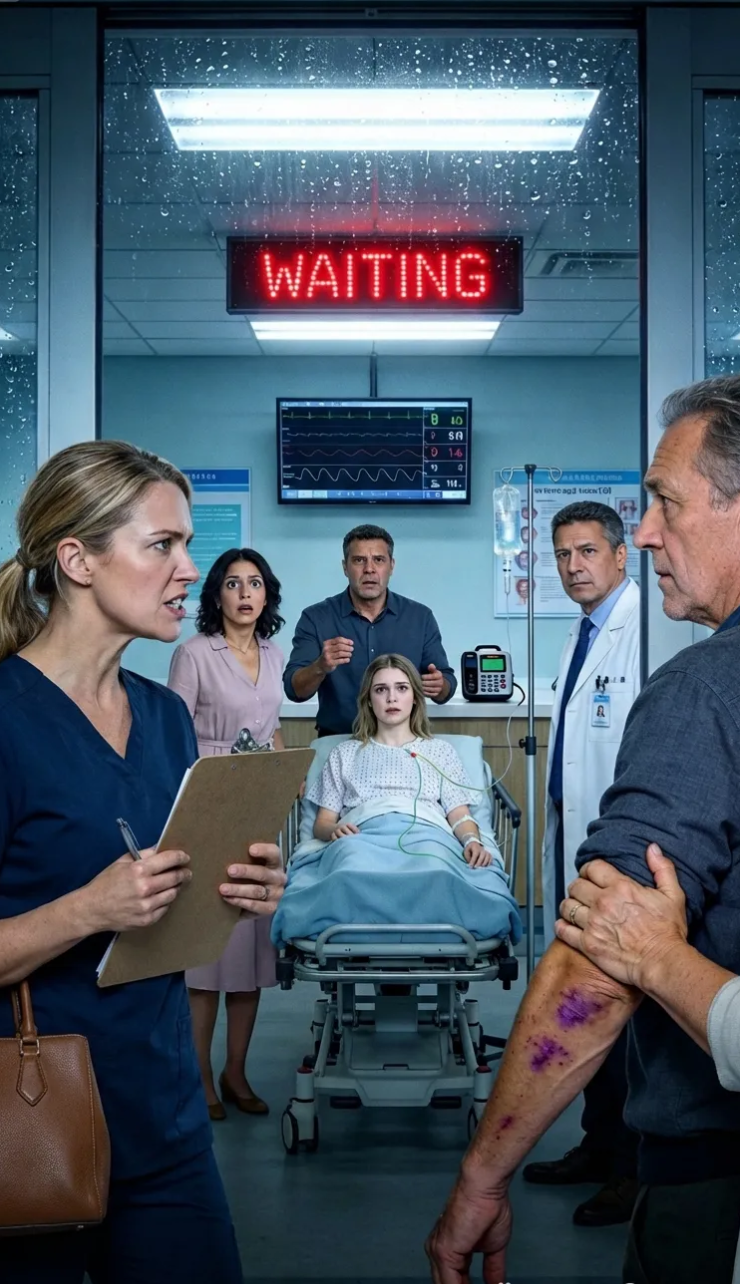 Grannen svär att de såg oss mysiga på verandan igår kväll. Samtidigt jobbade jag dubbelskift på sjukhuset… så jag längtar efter att veta vem som spelade “mig”.