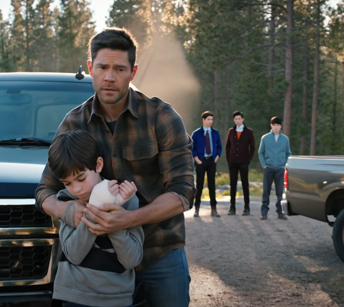 Jag kände lukten av rök innan jag hörde skriket. Jag hittade min son på uppfarten, med händerna hårt inlindade. Han skakade. – Nyheter