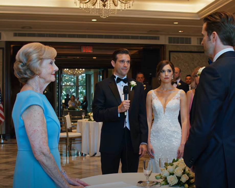 På hans bröllop vände sig min son mot mig och sa: “Jag önskar att du inte var min mamma.” Den morgonen, tillbaka på min tysta återvändsgränd, ångade jag min ljusblå klänning och övade på den sortens leende som säger: Jag mår bra, det här är vackert, oroa dig inte för mig