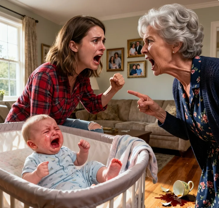 Min svärmor berättade för alla att jag fångat hennes son med en bebis. Sedan såg hon min bebis senaste bilder och bröt ihop gråtande och bad om en ny chans. – Nyheter