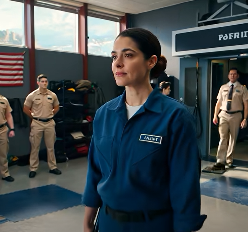 En marininstruktör frågade hennes rang som om det vore småprat – sedan fick “kapten på däck” hela anläggningen att bli tyst.