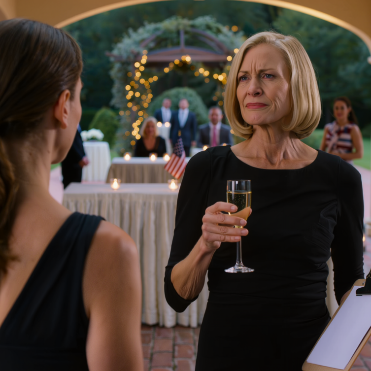 Jag kom till min svägerskas bröllopsrepetition i tron ​​att jag skulle sitta med familjen. Men på mitt placeringskort stod det skamlöst “eventkoordinator”. Patricia flinade och sa att jag var “så bra på att organisera saker”. Åtta stolar, åtta namn, och jag blev lämnad vid köket med ett skrivblock i handen. Marcus viskade: “Bara kör på.” Jag släppte min ring i ett champagneglas. Sedan kom klubbchefen fram och sa en mening som frös hela rummet… – Nyheter