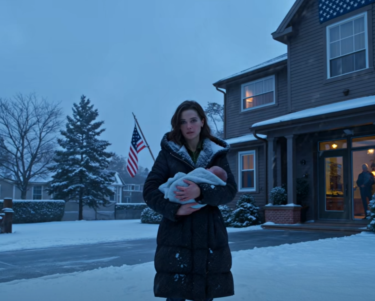 På grund av min syster knuffade min pappa mig och mitt nyfödda barn mitt i en snöstorm och låste dörren. De hade ingen aning om att jag just hade ärvt 2,3 miljarder dollar från min farfar. Jag klev in i den virvlande vita dimman, värmde mitt barn och ringde ett tyst telefonsamtal. Nästa dag darrade de i just den korridoren, eftersom jag hade kommit tillbaka med något de aldrig kunde ändra på. – Nyheter