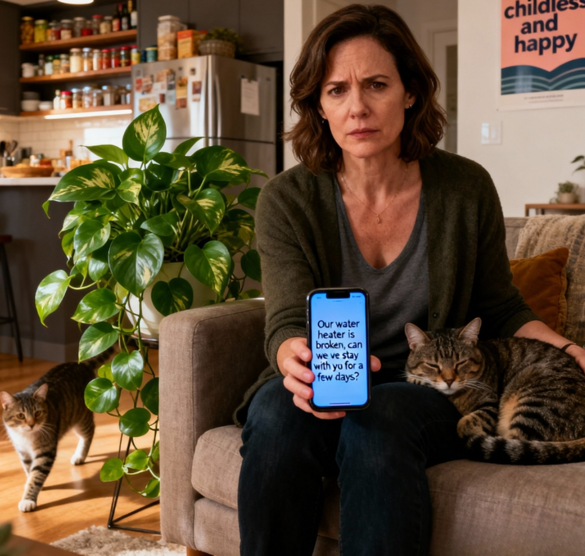 En gammal vän som brukade kalla mig ett dåligt inflytande för att jag inte hade barn kräver nu att jag välkomnar hela hans familj och tre barn till mitt hem. – Nyheter