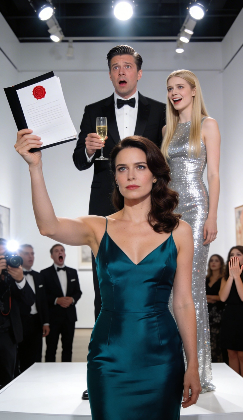 Daniel förvandlade vårt äktenskap till ett skämt på en scen på Manhattan och krönte sin assistent till sin blivande brud medan alla såg mig brinna. Sedan öppnade jag en svart mapp stämplad med hans fars namn och började läsa. Rummet blev tyst när de insåg att förmögenheten som finansierat hans fest just hade bytt ägare – till min.