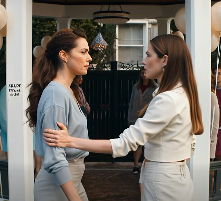 På familjefesten hittade jag min dotter på golvet medan de spelade in henne – min syster skrattade och sa: “Det är fantastiskt innehåll.” Jag bråkade inte. Jag sträckte mig över, stoppade inspelningen och gick ut. Bakom mig ropade min mamma: “Gå härifrån!” Men nästa morgon kallade hon mig panikslagen: “Snälla… hon kommer att förlora allt om du delar det där.” – Nyheter