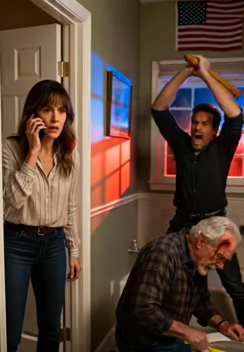 Jag trodde att jag gick in i middag och tystnad. Istället fann jag min pappa på knä och skrubbade blod från en toalett medan min man stod bakom honom och höll en kavel som ett vapen. När han försökte ta min telefon visste jag redan hur det här skulle sluta.