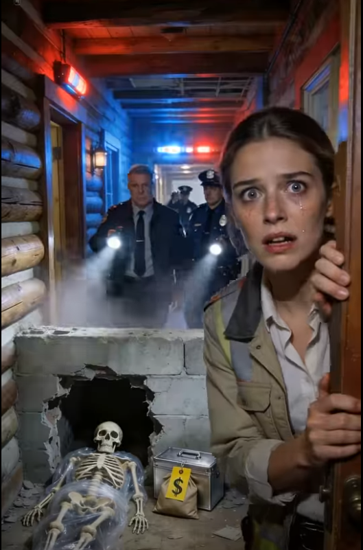 En vecka in i renoveringen av min mormors hus bad förmannen mig att inte berätta för min familj. När jag kom fram stod polisbilar parkerade utanför.