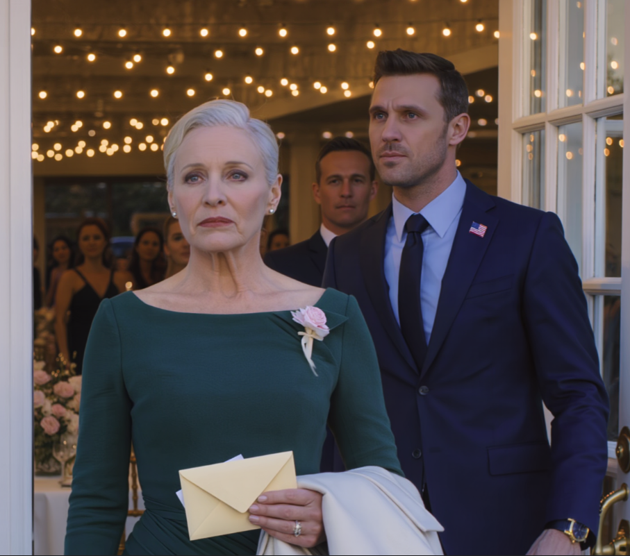 På min sons bröllop fräste han: ”Gå nu, mamma. Min fru vill inte att du ska vara här.” Jag gick ut utan ett ord. Nästa morgon ringde han igen: ”Mamma… jag behöver huspärmen.” Jag pausade och svarade sedan med fyra ord han aldrig kommer att glömma… – Nyheter