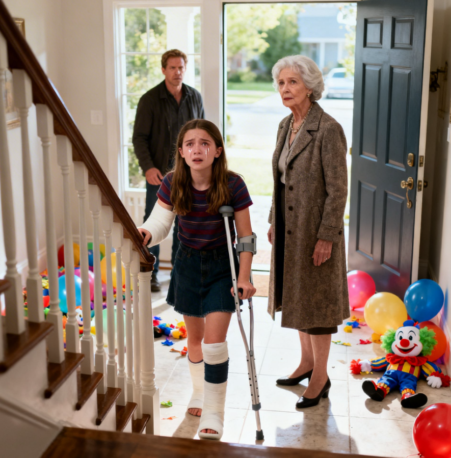 Efter att min mamma gick bort flyttade min pappa in hennes syster i vårt hus – och Amanda slösade ingen tid på att göra det klart att jag inte var välkommen. Även med en bruten arm och ett brutet ben kallade hon mig fortfarande “värdelös” och förväntade sig att jag skulle ordna hennes bröllop utan att klaga. Men allt förändrades när min mormor kom med en “present” som fick dem båda att skrika….. Jag var nitton när pappa meddelade att Amanda skulle flytta in.