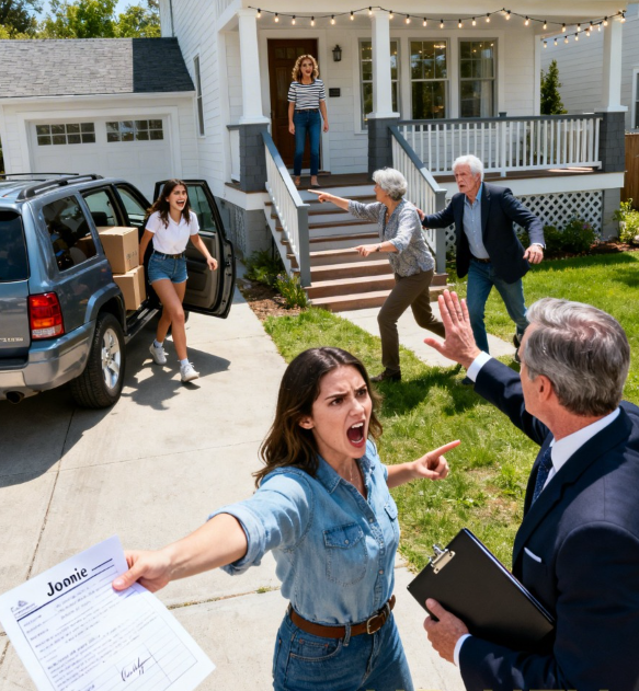 Mina föräldrar gav mig det förfallna familjehuset och gav min syster en lyxlägenhet. Jag tillbringade tre år med att renovera kvällar och helger för varje krona jag hade. När mamma såg det färdigt log hon kallt. Vi överför det till din syster. Du har 48 timmar. Två dagar senare kom min syster med flyttkartonger. Hennes leende bleknade när hon såg.