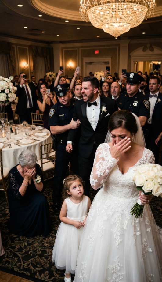 En timme före mitt bröllop hörde jag min fästman mumla till sin mamma: ”Jag älskar henne inte – jag är bara här för pengarna.” Hon fnissade och sa: ”Håll henne då känslosam tills vi får tillgångarna. Hon är svag.” Jag grät inte. Jag gick nerför gången leende, med en dold mikrofon instoppad i min bukett. Och när prästen frågade: ”Tar du den här mannen?” – inför 500 gäster – gjorde jag något som fick min svärmor att gripa tag i bröstet på plats. Uttrycket i min fästmans ansikte när säkerhetsvakterna eskorterade dem ut… oförglömligt…. En timme före ceremonin luktade bröllopssviten på Whitaker Country Club hårspray, liljor och nerver som låtsades vara champagne. Utanför min dörr kunde jag höra stråkkvartetten värma upp, fiolernas mjuka stigande och fallande som någon som övade på att låta glad.