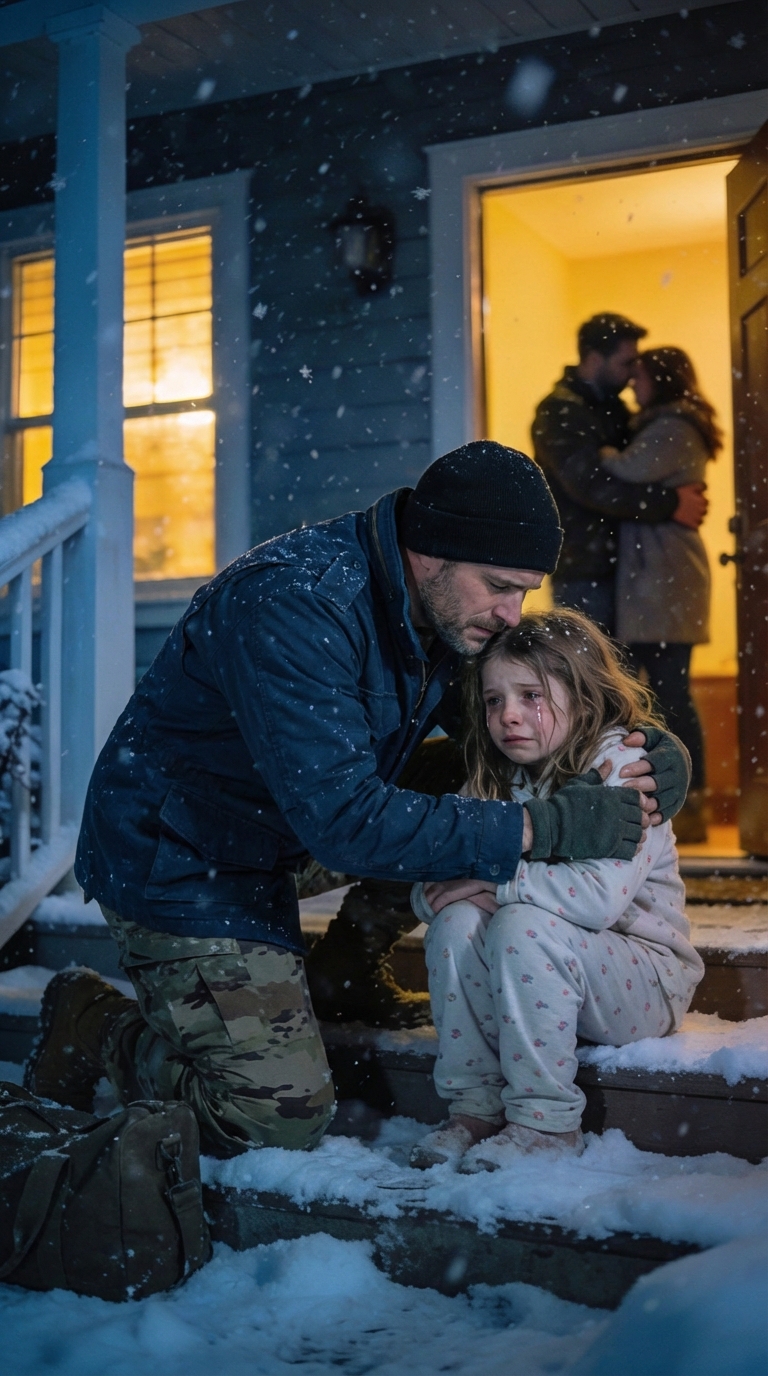 Jack släpade sig fram genom den djupa snön, hans puls bultade av förväntan. Efter nio månader i Kandahar hade han valt julafton för att smita hem oanmäld och överraska Elena och deras dotter, Lily. Men i samma ögonblick som han svängde in på uppfarten kändes kylan annorlunda – skarpare än själva stormen. Huset stod i mörker. Inget sken från fönstren, inget glimt av julbelysning, inte ens en krans på dörren.